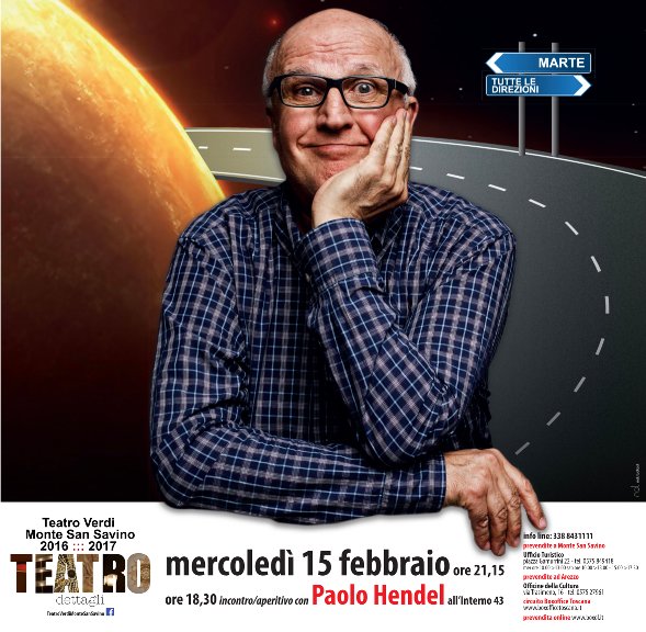 #Echidalpalco: #FugadaviaPigafetta con <a href="/PaoloHendel/">Paolo Hendel</a> al #TeatroVerdi di #MonteSanSavino, #15febbraio, ore 21.15 (wordsandmore.eu/officine16/)