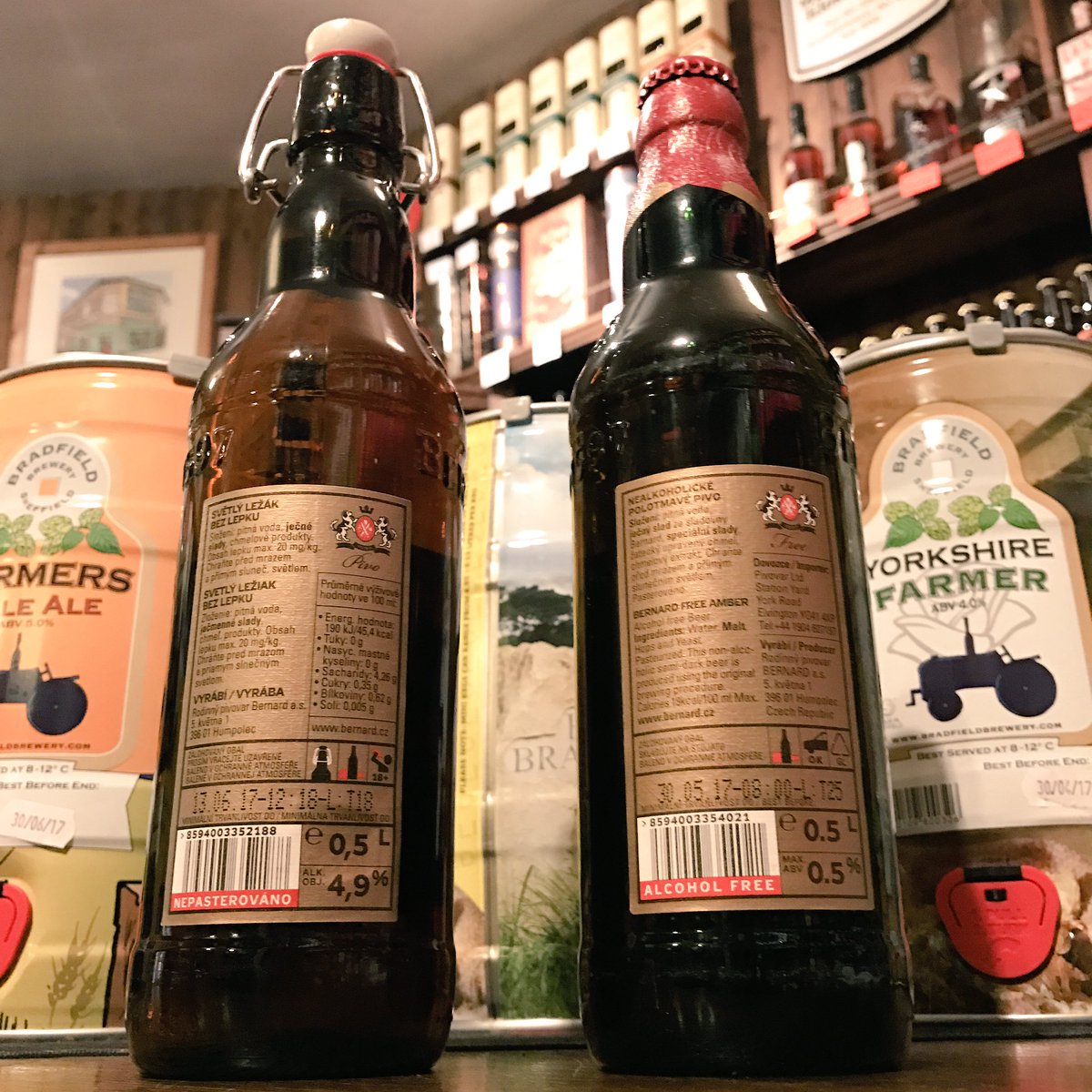 #Czech 'em out, 5 returning #beers from <a href="/BernardBrewery/">Pivovar Bernard</a>! 
Including an #AlcoholFree and #GlutenFree beer (500ml bottles). 🍺🍺