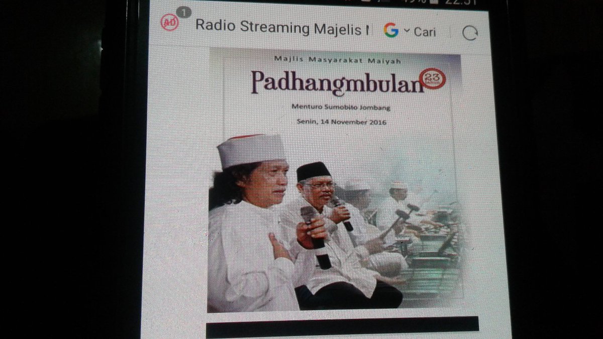 Kasatriyan7's tweet photo. Live streaming maiyah #BBWFeb . Dari karawang mengabarkan , suara jernih jelas ok. Salam maiyah https://t.co/LvUqzZMfHs