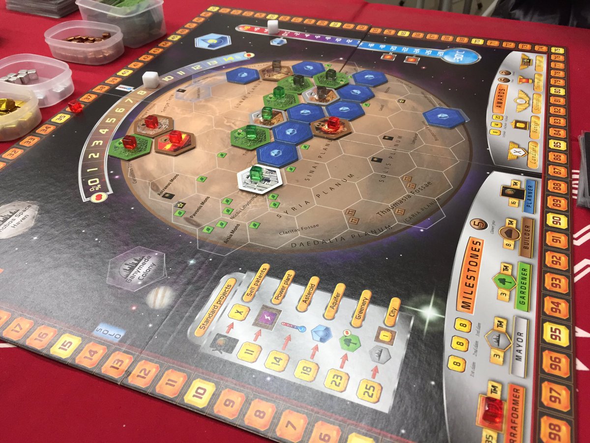 ナハリ テラフォーミングマーズ シュピール 16話題作の大トリ 火星の地球化に不可欠な酸素 気温 海面の3要素を上げる事でvpを稼ぐ タイル配置 隣接ボーナスもあるがメインはカード効果とシナジーでrftgが好きならこのゲームもきっと気にいるはず ナハリ テラフォーミングマーズ シュピール 16話題作の大トリ 火星の地球化に不可欠な酸素 気温 海面の3要素を上げる事でvpを稼ぐ タイル配置 隣接ボーナスもあるがメインはカード効果とシナジーでrftgが好きならこのゲームもきっと気にいるはず