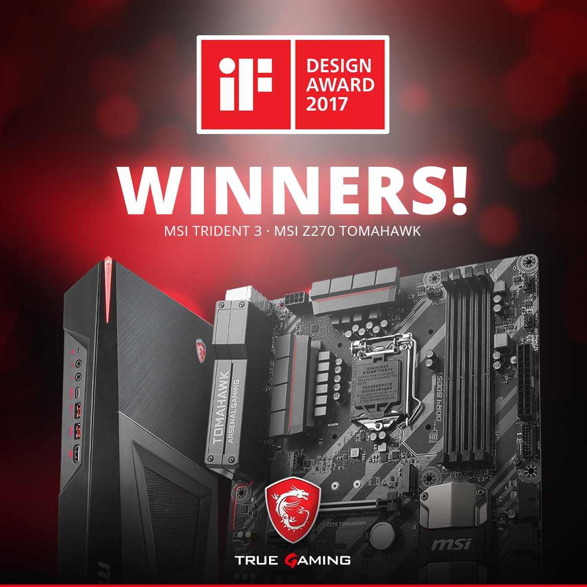 MSI giành được hai giải thiết kế IF DESIGN AWARDS