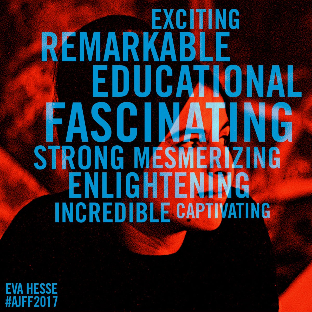 atljewishfilm's tweet photo. Our Film Evaluation committee had this to say about #EvaHesse. Do you agree? Let us know at #ajff2017! https://t.co/5Ff9ItWQTF