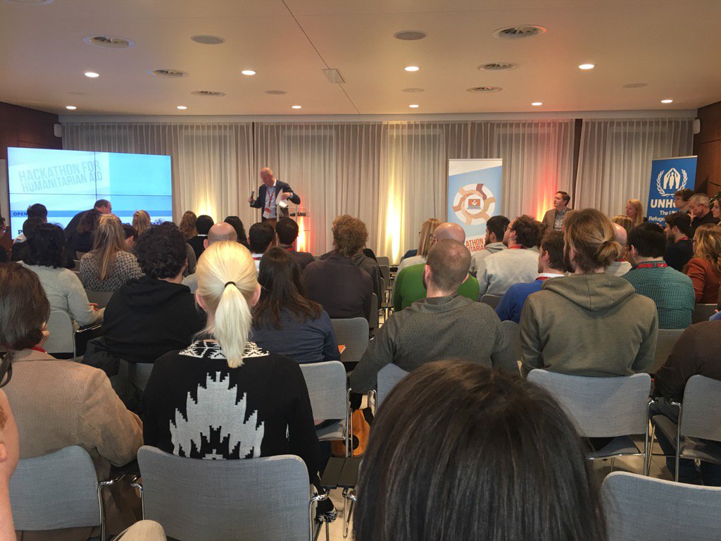 WinekeHaagsma's tweet photo. Pitches with solutions will start soon! Hackaton Humanitarian Aid #hackingaid #pwc_nederland https://t.co/70IpVIUTe1