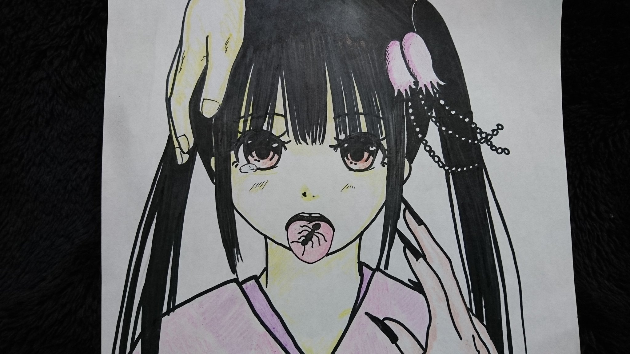 しづ 0w0 Ar Twitter 柘榴ノ地獄 Faかいてみました 色は 想像で塗っちゃいました O 初めての ハッシュタグ 使い方合っているか ドキドキ Gt Lt 第6回トーナメント T Co Pcitpfil8b Twitter