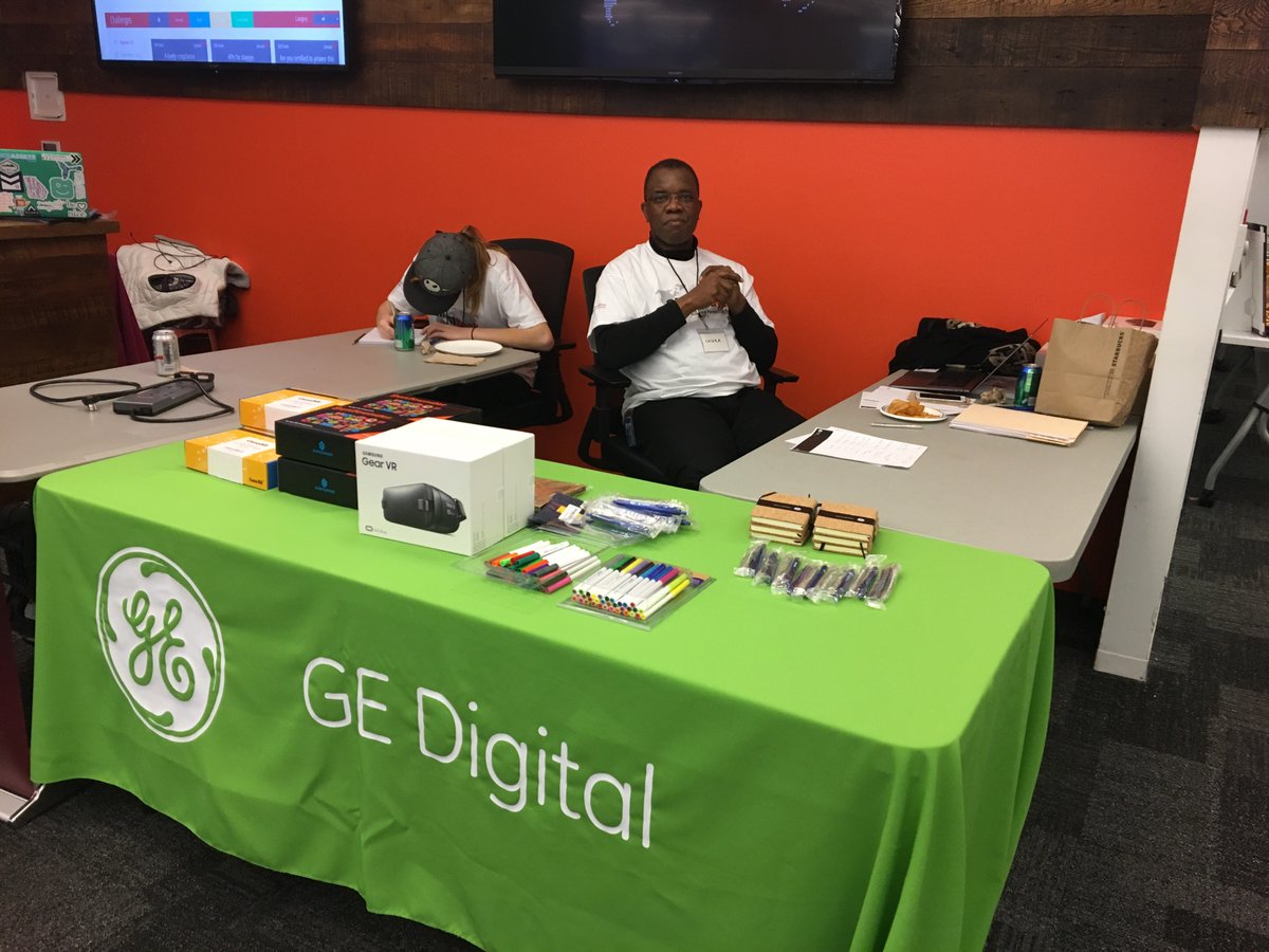 GEGhostRed's tweet photo. Big thanks to our #geghosthack volunteers! Appreciate all the help! Go GE! #gedigital #geinAtlanta #atltechvillage https://t.co/i4DYo8VVlS