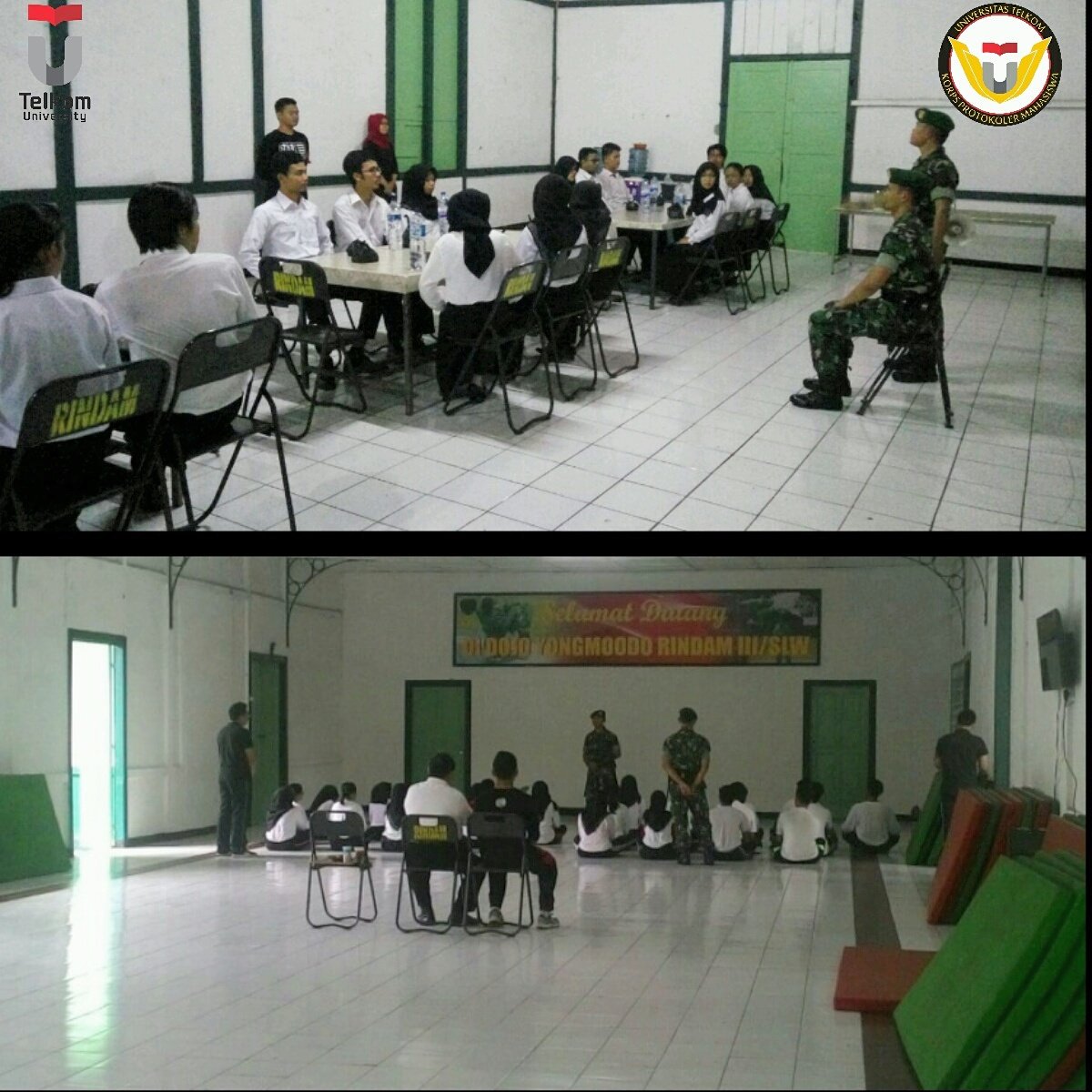 KPM_TelU's tweet photo. Diklat dan Pelantikan Tingkat Mula Kpm Tel-U di Rindam III Siliwangi Bandung pada 11-12 Februari 2017. https://t.co/gSm6KVusJL