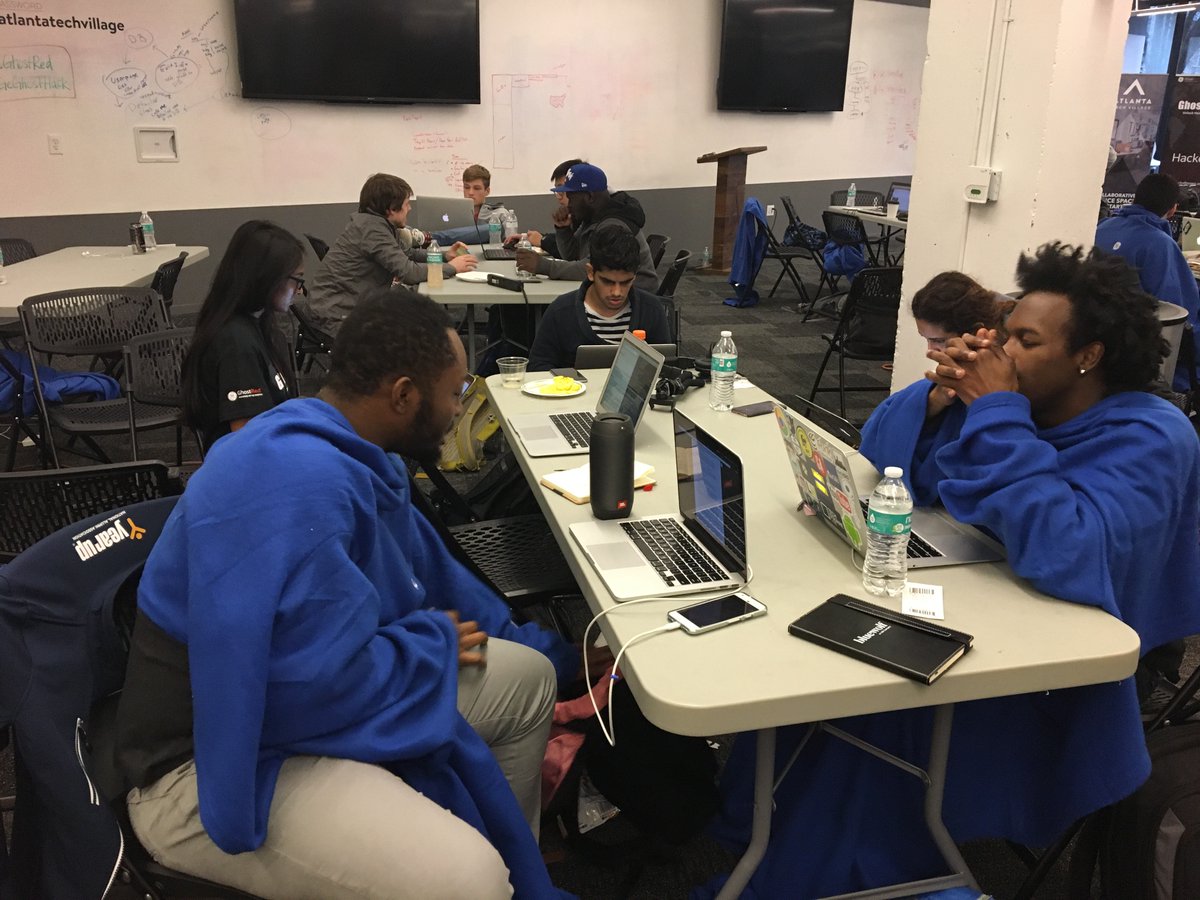 GEGhostRed's tweet photo. Teams are getting to demo to the judges! Good luck! #geghosthack #gecareers #gedigital #atlanta https://t.co/ecT14rx7kT