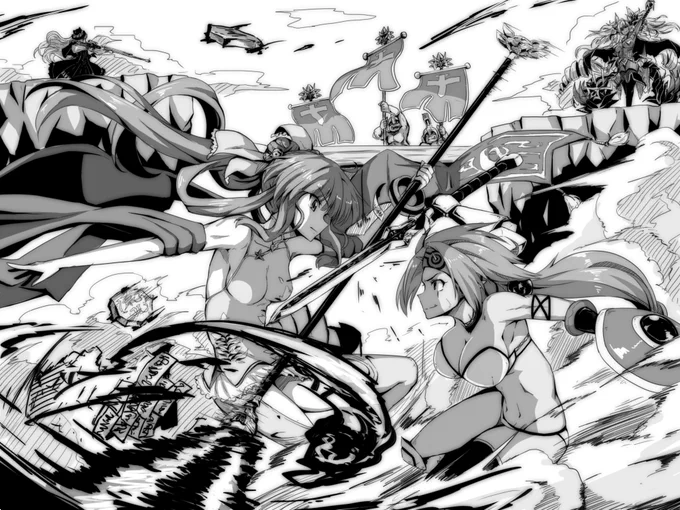 魔界武術大会・決勝戦
「オークの姫、悪いがここは通さない」
「"紅輪の道士"か…面白い!」
#アイギスお絵かき 