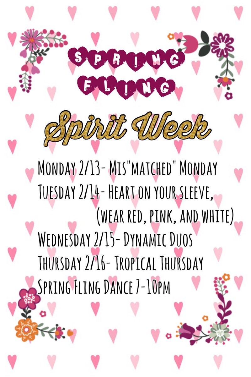 pbhs_co18's tweet photo. Don't forget this week is spirit week!! https://t.co/lwBZ1iwy2k