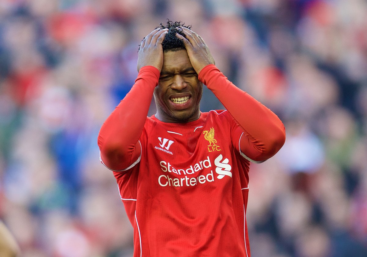 Image result for daniel sturridge sad