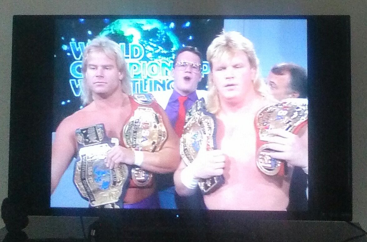 Nothing better then #1988  #wcw #nwa #tagteam #divison #midnightexpress #jimcornette #worldtagtitles #ustagtitles #roadwarriors #arnntully