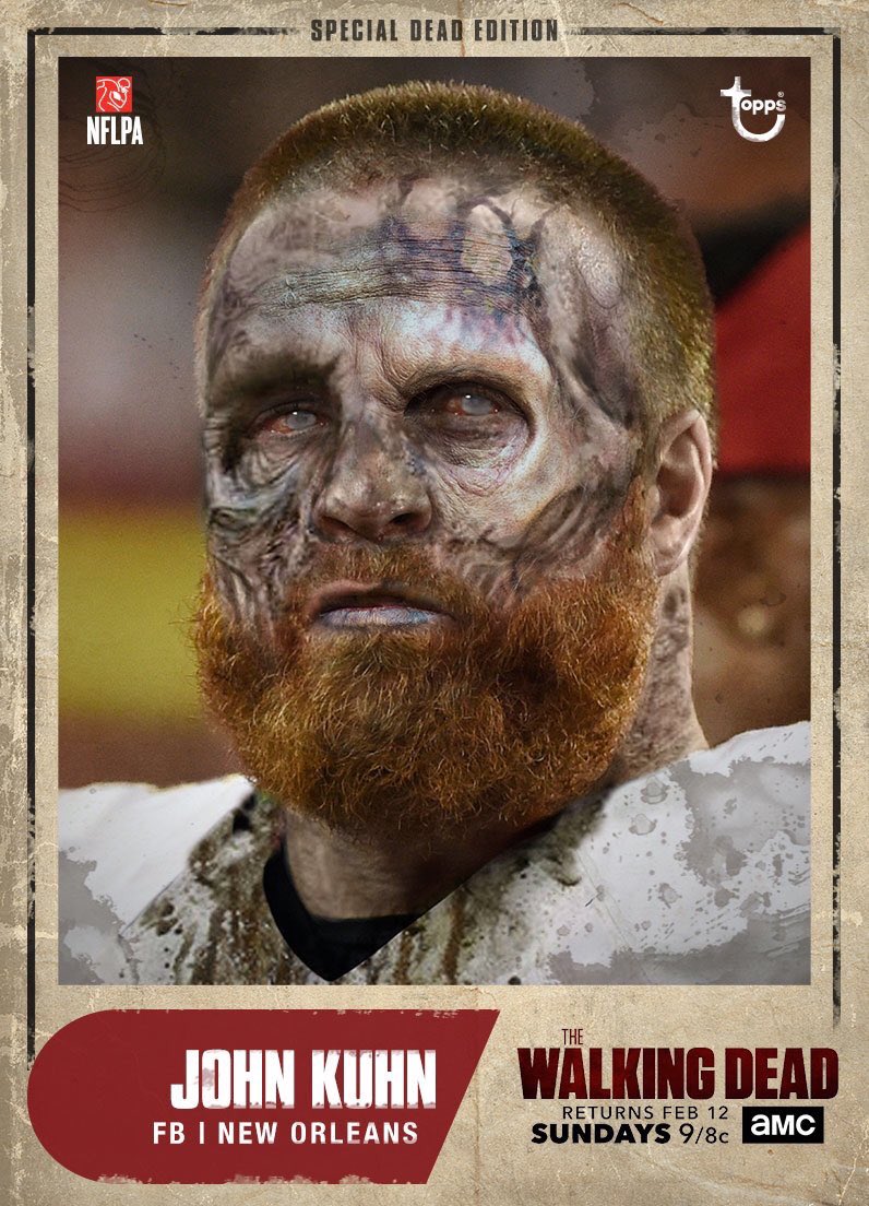 kuhnj30's tweet photo. Best caption of my #TWDedition card only @ToppsTWD! https://t.co/adKiwZT9j4  gets a free signed item, winner picked tonight! #TWDReturns https://t.co/7AMnJeEHTJ