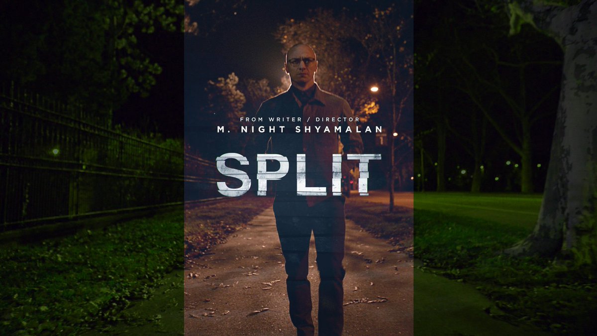 #SplitMovie is a missed opportunity, #MNightShyamalan always begins with a promising premise, but almost always lets himself down. 
#movies