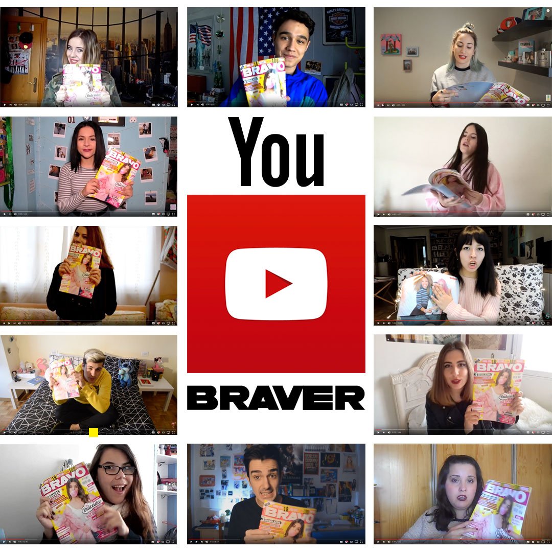 Bravoxti's tweet photo. ¿Estás participando en el tag #YOUBRAVER? ¡Mira aquí si tu vídeo ha entrado en nuestro concurso! ⬇️😜
https://t.co/w5iVK3MiUo https://t.co/sumBoRFkeW