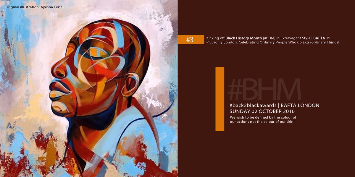 So happy to have genuine #bafta contenders 2nite. Routing for them all [cough #MoonlightMovie] See you here #back2blackawards #BHM2017