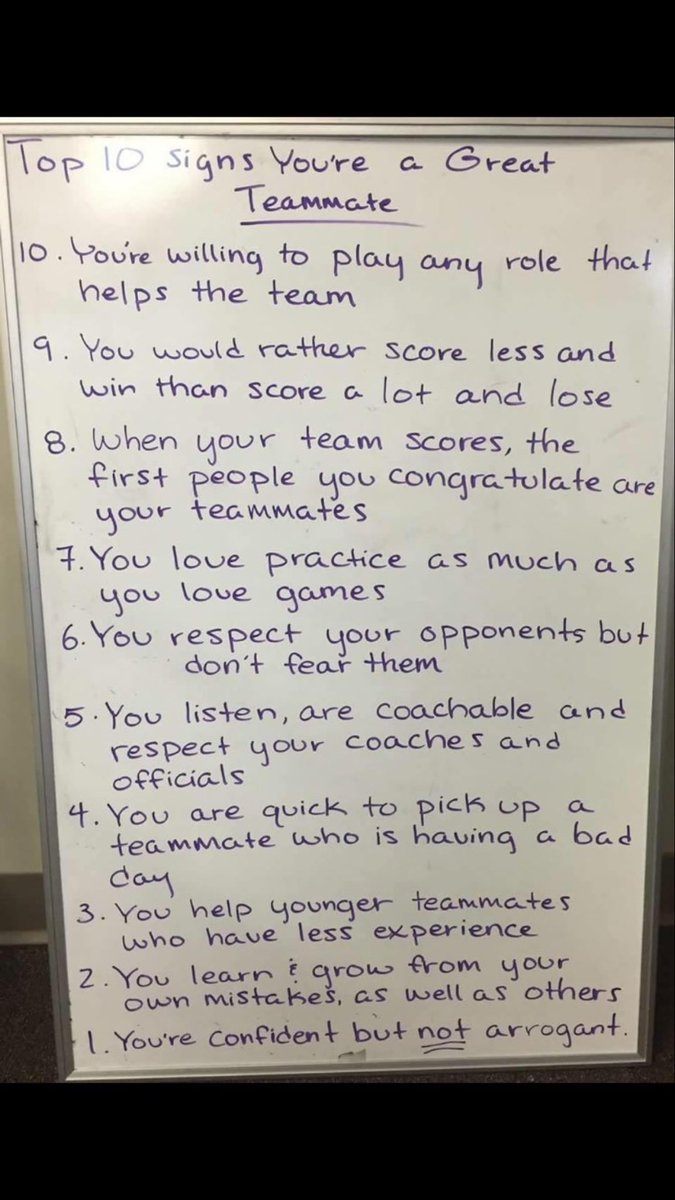 IvanIvramos's tweet photo. Be a great teammate! https://t.co/Xu3uMCcLq4
