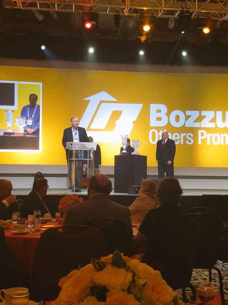 LakeRegionIGA's tweet photo. Our LDC wins the President's Cup Award at the @IGAGlobalRally ! Congratulations @BozzutoFoodShow! #IGARally https://t.co/8nijRhSZP4