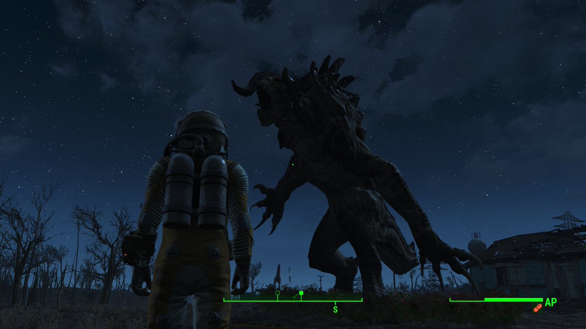 AsmundSchei's tweet photo. My first Fallout 4 "mod". Added a BIG Deathclaw statue to Sanctuary #Bethesda #Fallout #Fallout4 #FalloutMods #ModItTilItBreaks #NexusMods https://t.co/yZNKW1yfgi