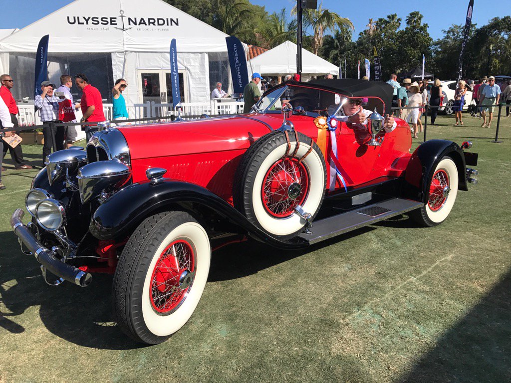 HagertyMatt's tweet photo. The 1928 Auburn Speedster wins top prize @ BOCA Concours @hagerty https://t.co/IgQvfYrWhs