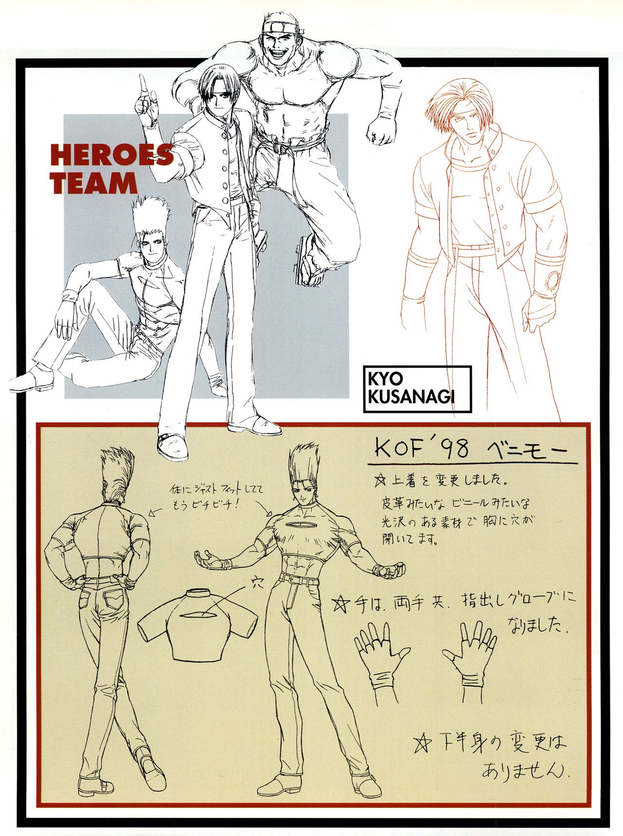 THE KING OF FIGHTERS ~ CHARACTER SHEET