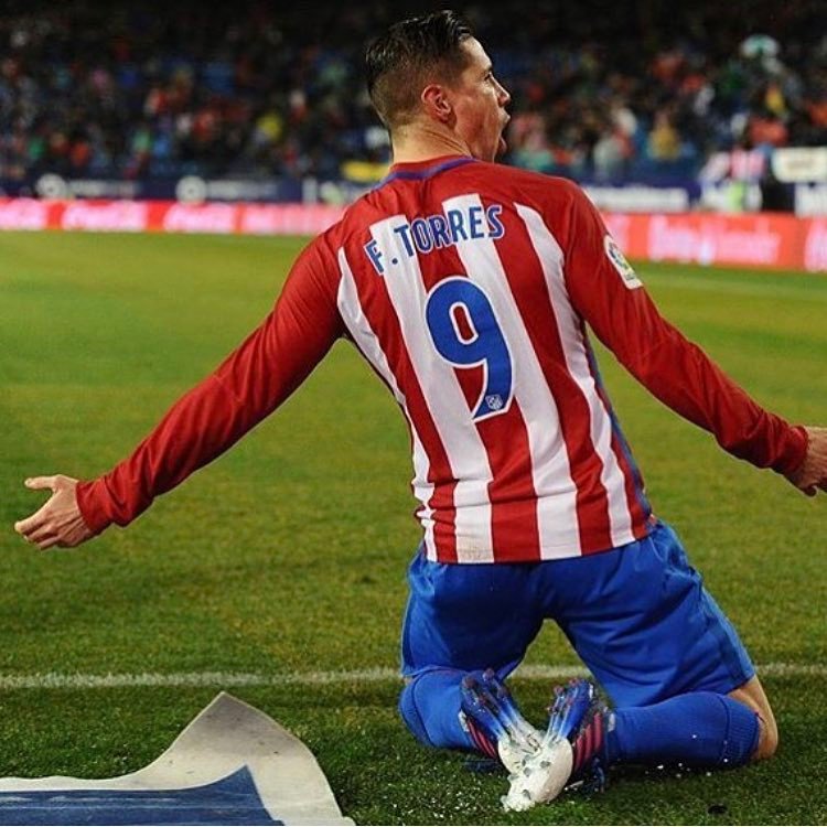 Torres's tweet photo. Hoy también, #forzaatleti Grande equipo y grande afición. Seguimos sumando https://t.co/zb7CdbtTCb