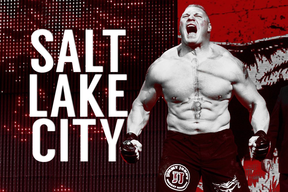 HeymanHustle's tweet photo. #ICYMI - Salt Lake Becomes #SuplexCity
@BrockLesnar @WWE @WWEgames
https://t.co/oHq0KV07v3 https://t.co/61IIIL92Qf