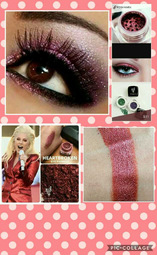 samb1989's tweet photo. #rosegold addict even #ladygaga  wears this beautiful pigment in the colour of #heartbroken https://t.co/SbJ2BKrTzC