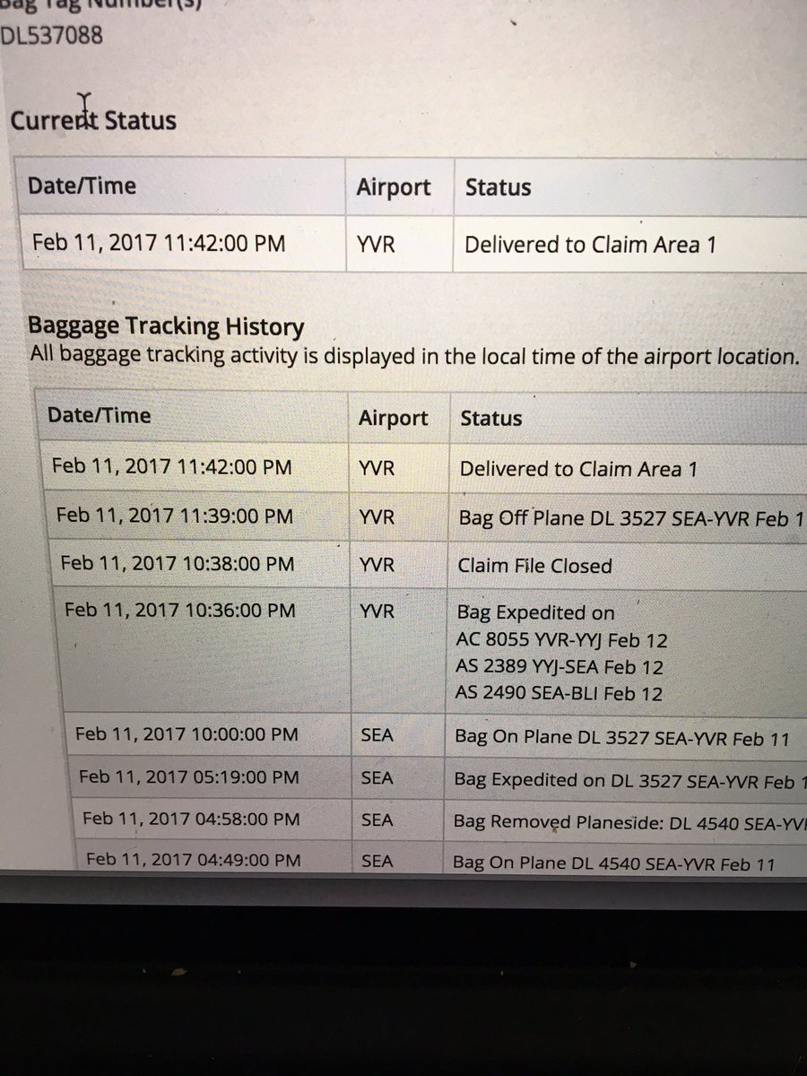 ac baggage tracking