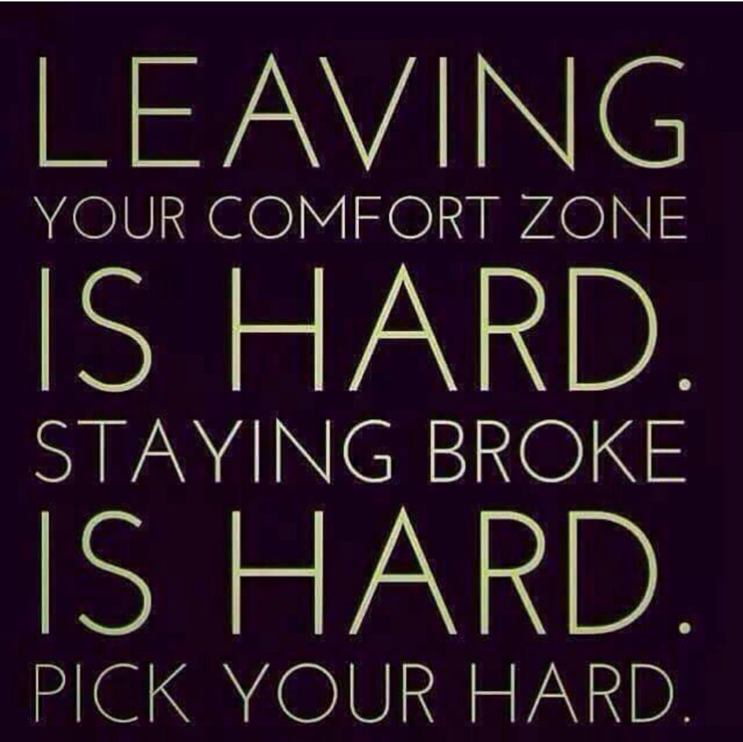 dleemcacompany's tweet photo. When you leave your comfort zone bigger things happen to ppl that want to achieve bigger things in life. https://t.co/5SX2GDX3yr