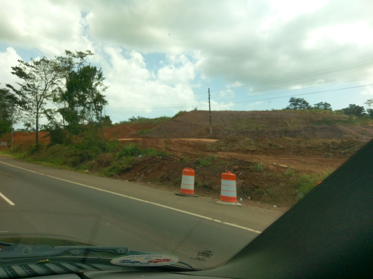 triste DEFORESTACION  de Loma Cova. Área Canalera.Qué se supone que van a hacer? 🌳🌴