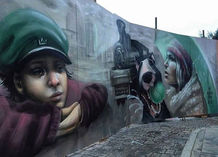 New #StreetArt in Manchester by Nomad.clan