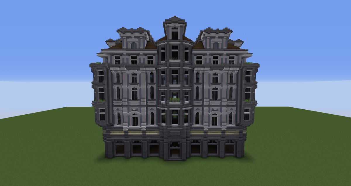 SlimeWaveMC's tweet image. Some facades that I built a few days ago