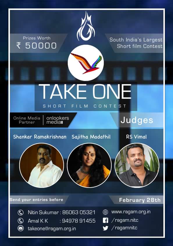 ragamnitc's tweet image. With prices with 50k, we provide you with the greatest stage to showcase the filmmaker in you. So come and get your camera rolling. #ragam17