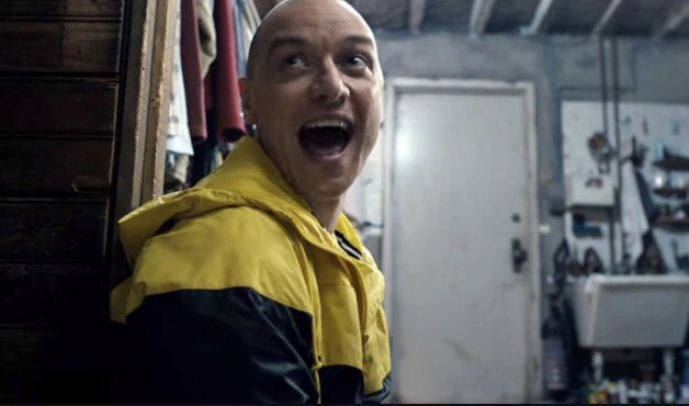 James McAvoy in #SplitMovie disturbing and flawless