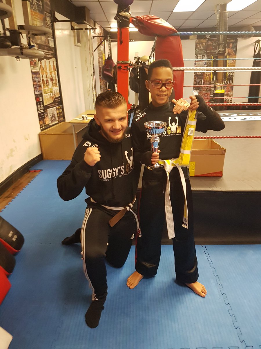 iam_venelly's tweet photo. Yellow belt grading! He did well! Highest grade #trophykid #kickboxing #suggysgym #yellowbelt #mentalstrengthtraininginprogress @suggysgym https://t.co/Lg05JTlmDw