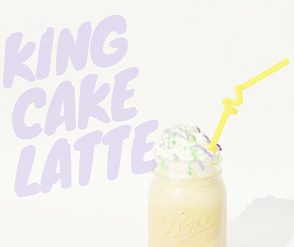 enjoyperks's tweet image. Our King Cake Lattes come hot, iced, or frozen! Which one is your favorite??