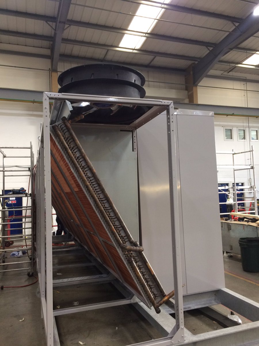 Mid-way through build on another bespoke unit for one of our partners #manufacturing #madeintheuk #heatexchanger  #gascooler