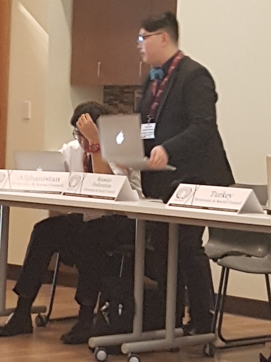 EcosocIraq's tweet photo. @ECOSOC_Russia Russian delegate rushing to get sanctions lifted https://t.co/leTfpHM9ZT