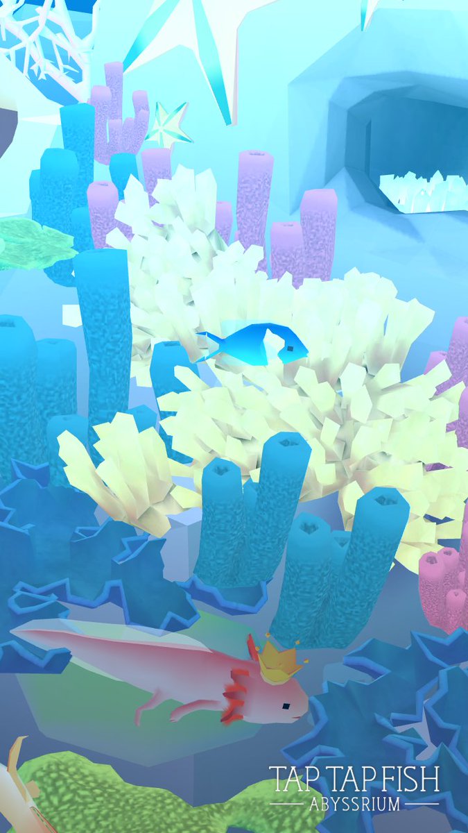 My Bluegreen Chromis:) 
#taptapfish
Download: onelink.to/jhe4sh