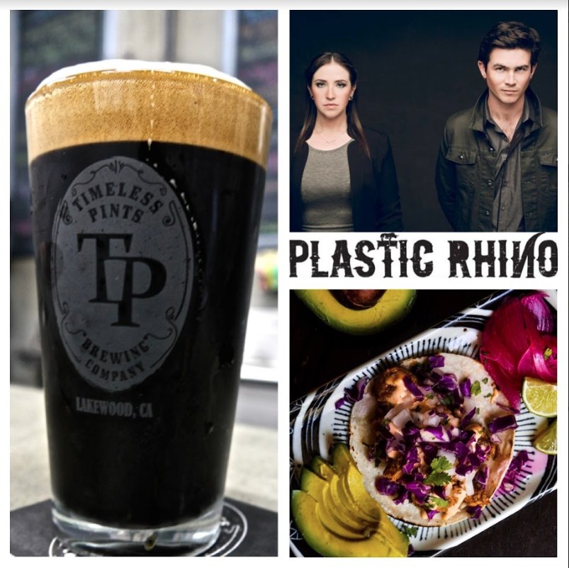 timelesspints's tweet photo. We are so excited to welcome @plastic_rhino 🎶 &amp; one of our favorites @ZaulCatering 🌮 to TP today! This is going to be a great #SundayFunday! https://t.co/LcZ3KUD5bX