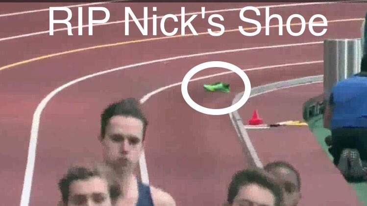 JonnieLikesNY's tweet photo. Thirds pretty good considering our lead off leg lost his spike... @milesplit #millrosegames #4x800 https://t.co/7sDGLvVr9w