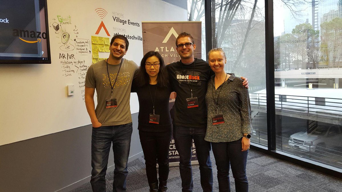 joycejshen's tweet photo. #teamOctane - we won the @generalelectric @GEGhostRed #hackthon @shavitamit @jle7775 Corey @joycejshen #innovation #IoT https://t.co/k44tAwww50