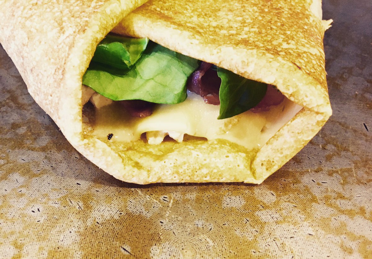 Perfect weather for a #scarletletter crepe from the #bookwormcafe! #bookwormofedwards #customerfavorites #snowday