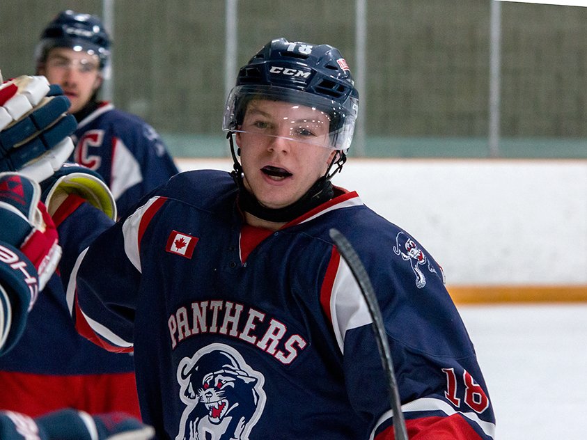 Bollert scores 2, Port Hope @PanthersJrC beat <a href="/GanIslanders/">Gananoque Islanders</a> 3-2 in overtime in @PJHL_Tod Saturday. See our story at sprt.ca/2kl2do4.