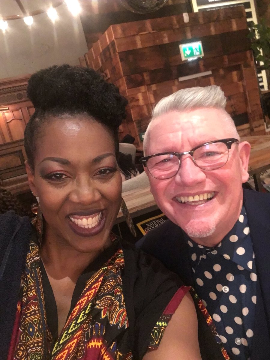 AMCGospelChoir's tweet photo. So we shone @AlbertsSchloss today do you want to see who we bumped into? #TrendyGuy #HappyBirthday https://t.co/oLv3nUJ722