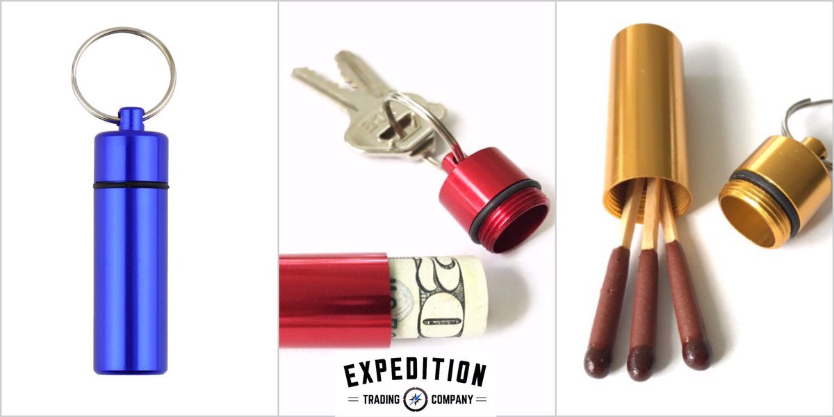ExpeditionTrade's tweet photo. Our waterproof Cash Capsule has 100's of uses. We're sure you can think of a few. #survival #everydacarry https://t.co/5AOH46fJcS https://t.co/XxoMuHJau5