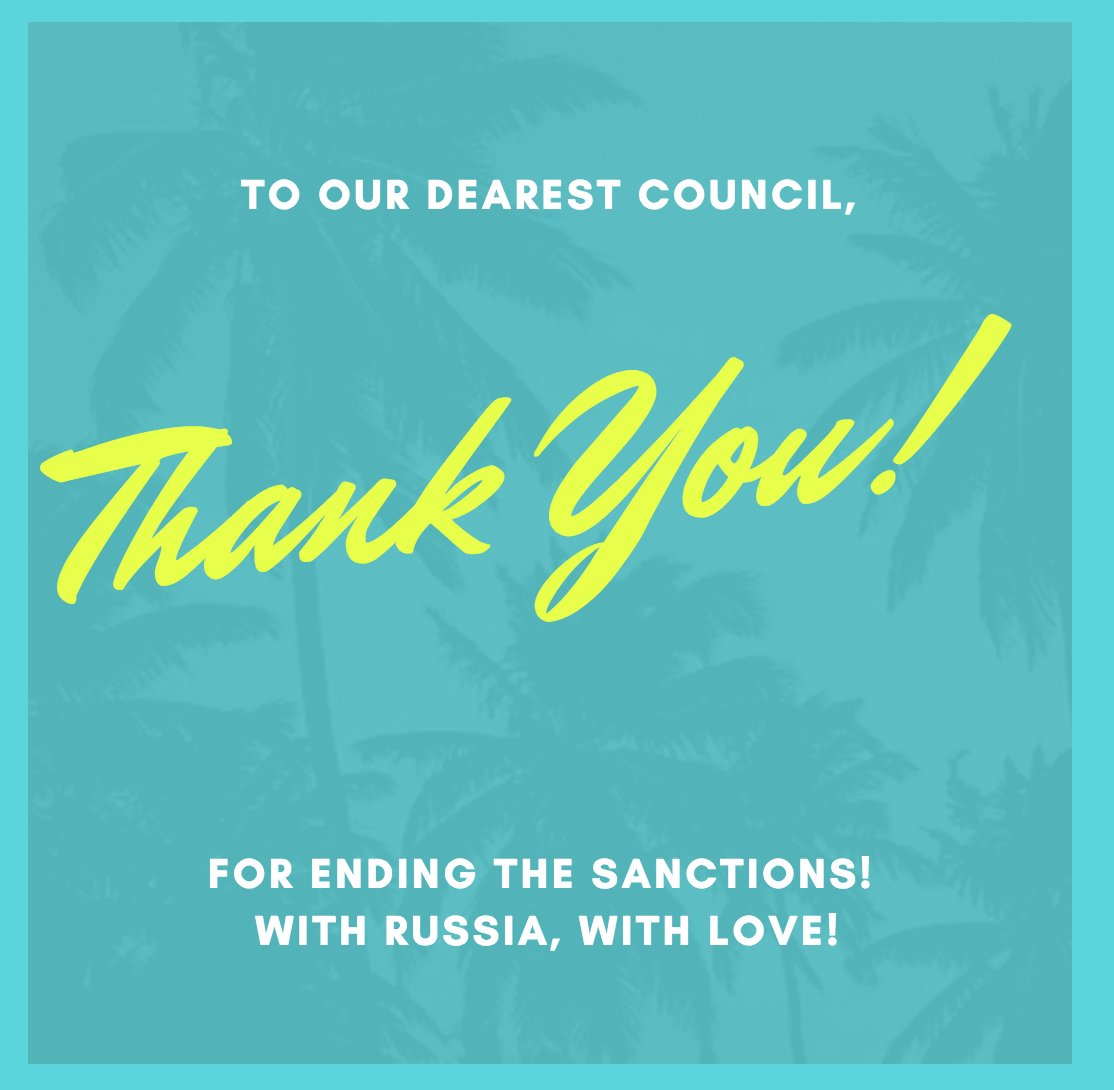 RUSSIA_UNHCT's tweet photo. #CeaseTheSillySanctions passess!!! 🇷🇺🇷🇺🇷🇺 @MACMUNNEWS https://t.co/6m6pmfaC89
