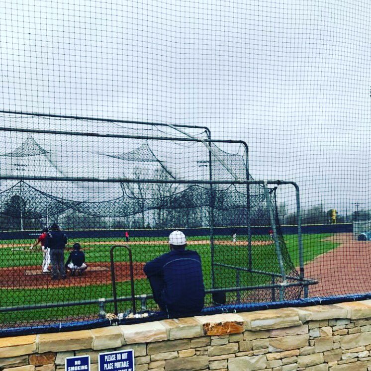 JacobMaynard13's tweet photo. Best seat there is to watch a scrimmage #DARbaseball https://t.co/2o8vVA3EgD