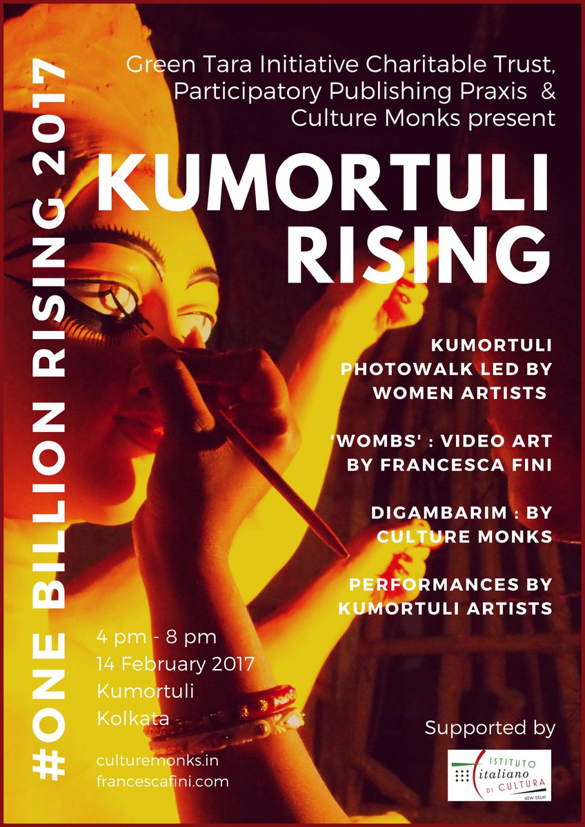 culturemonks's tweet photo. Unleash the #Power of #Art
#OneBillionRising2017 #kumartulirising #creativerising #kolkata #india https://t.co/JzHdxq5PFI