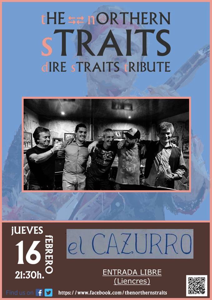 NorthernStraits's tweet photo. Este jueves 16 de Febrero estaremos también en #ElCazurro en #Liencres.  ¡OS ESPERAMOS! #TheNorthernStraits #Laarnía #Cantabria #Concierto https://t.co/XaN5FVjB8T